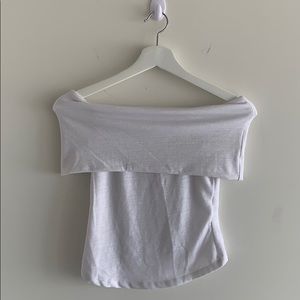 Zara off the shoulder crop top